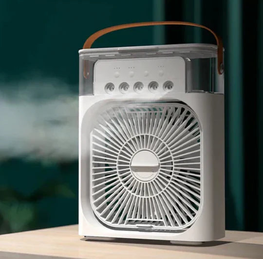 AIR COOLER©3 en 1 | Mini Ventilador Portátil con Humidificador